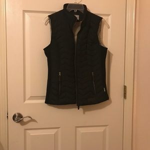 Black Puffer Vest - Small